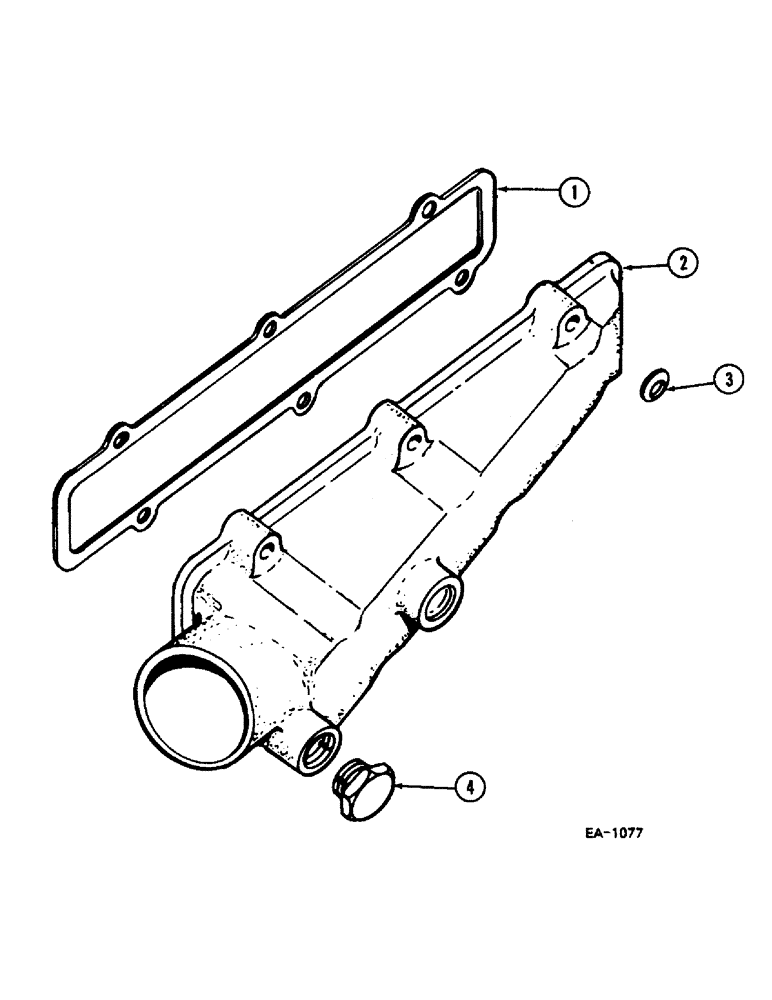 Схема запчастей Case IH 248 - (2-036) - INTAKE MANIFOLD, 248, 385, 485 (02) - ENGINE