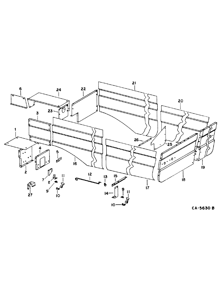 Схема запчастей Case IH 1440 - (20-09) - SEPARATOR, SHIELDS AND TRIM Separation