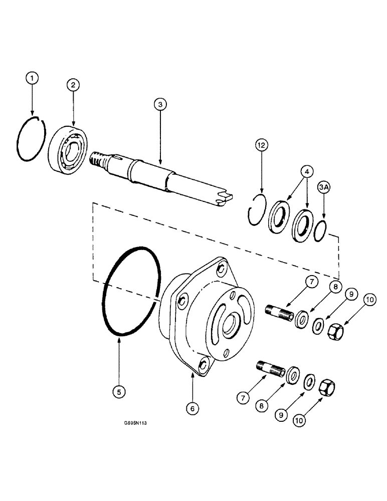 Схема запчастей Case IH DT-361 - (8-52) - FUEL INJECTION PUMP DRIVE, 1206 AND 21206 TRACTORS, 806 AND 2806 TRACTORS W/ENGINE S/N 23979 & AFTER 