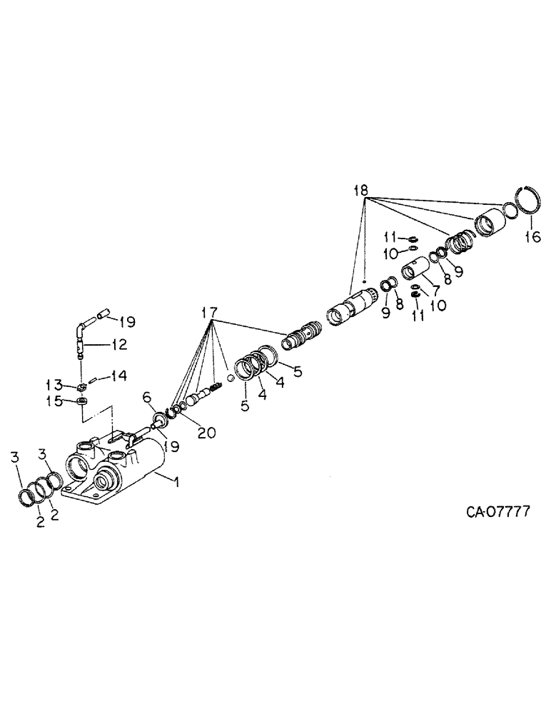 Схема запчастей Case IH 5088 - (10-29) - HYDRAULICS, FEMALE COUPLER IH (07) - HYDRAULICS