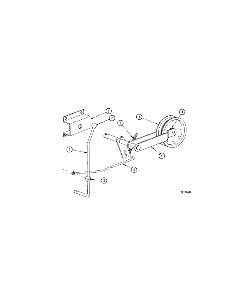 Схема запчастей Case IH 1660 - (138[A]) - GRAIN BIN JACKSHAFT DRIVE TIGHTENER (80) - CROP STORAGE/UNLOADING