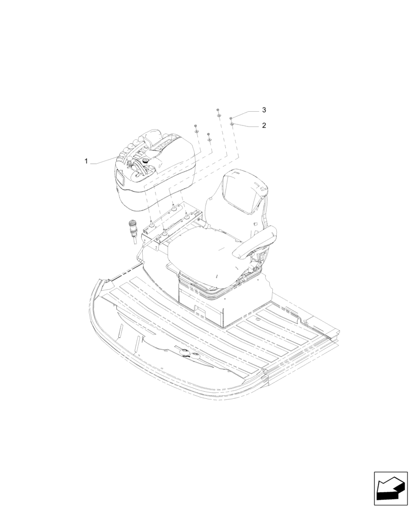 Схема запчастей Case IH A8000 - (90.151.AP) - CABIN RH CONSOLE (90) - PLATFORM, CAB, BODYWORK AND DECALS