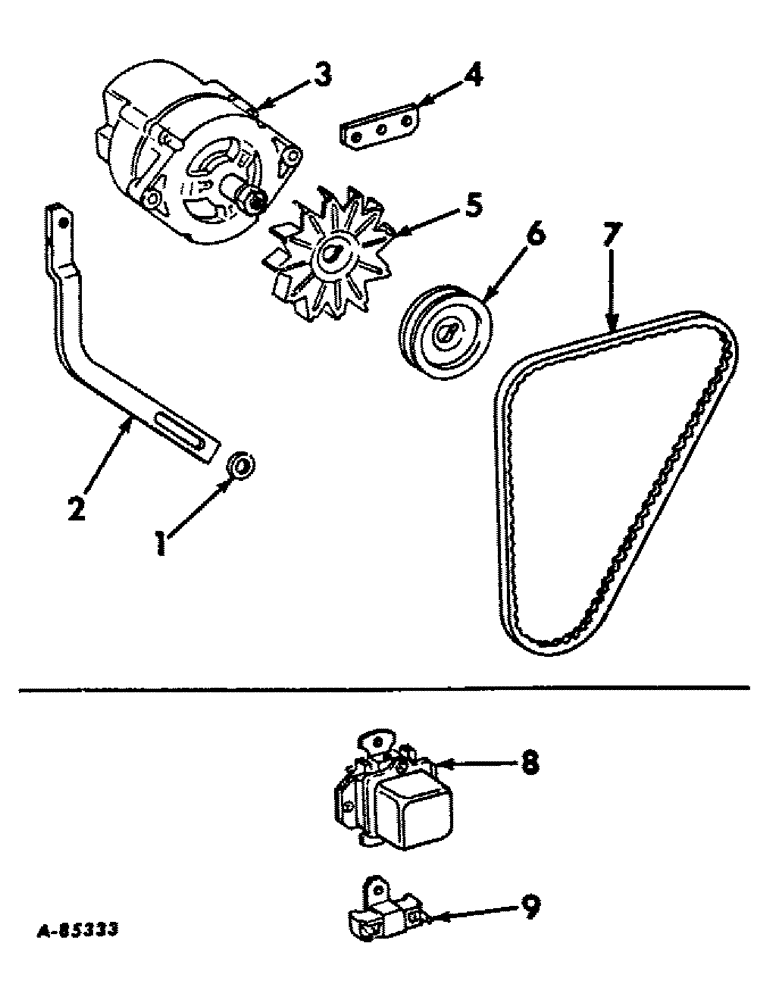 Схема запчастей Case IH 4100 - (G-02) - ELECTRICAL SYSTEM, ALTERNATOR GENERATOR AND CONNECTIONS (06) - ELECTRICAL SYSTEMS