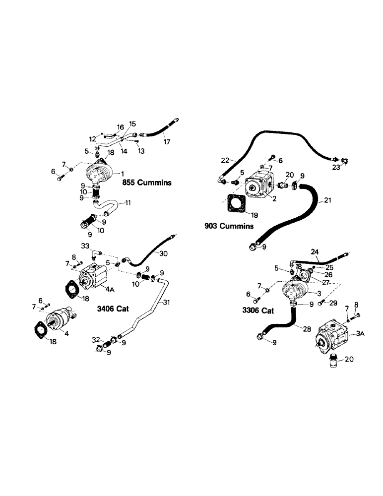 Схема запчастей Case IH STEIGER - (08-05) - HYDRAULIC PUMPS AND ATTACHING PARTS (07) - HYDRAULICS