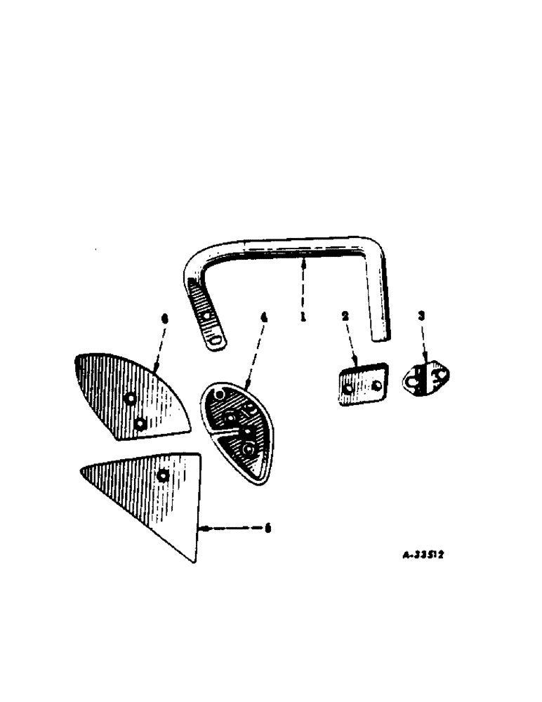 Схема запчастей Case IH 4-FTC43 - (B-07[A]) - JOINTER, TWO PIECE BLADE, ONE PER FURROW 