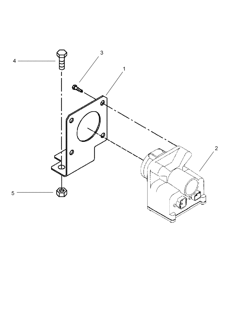 Схема запчастей Case IH 1240 - (55.100.09) - ELECTRICAL - AFS IMPLEMENT CONNECTOR MOUNTING (55) - ELECTRICAL SYSTEMS