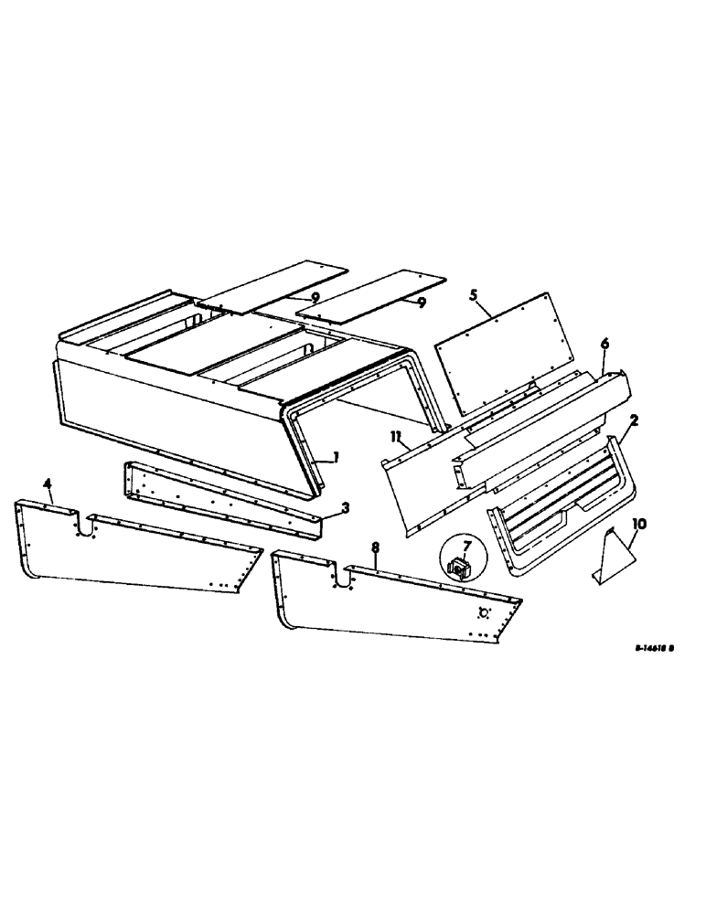 Схема запчастей Case IH 915 - (R-05) - SEPARATOR, SEPARATOR HOOD Separation