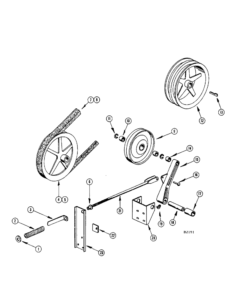 Схема запчастей Case IH 400 - (104) - MAIN COMBINE DRIVE (14) - MAIN GEARBOX & DRIVE