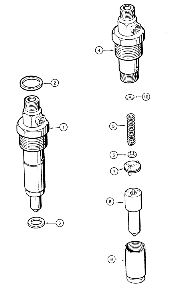 Схема запчастей Case IH MX110 - (03-05) - FUEL INJECTION NOZZLE (03) - FUEL SYSTEM