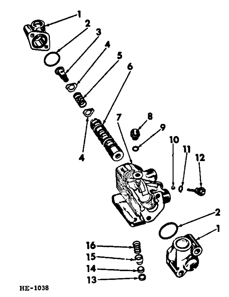 Схема запчастей Case IH 375 - (J-17) - STEERING MECHANISM, POWER STEERING PILOT VALVE Steering Mechanism