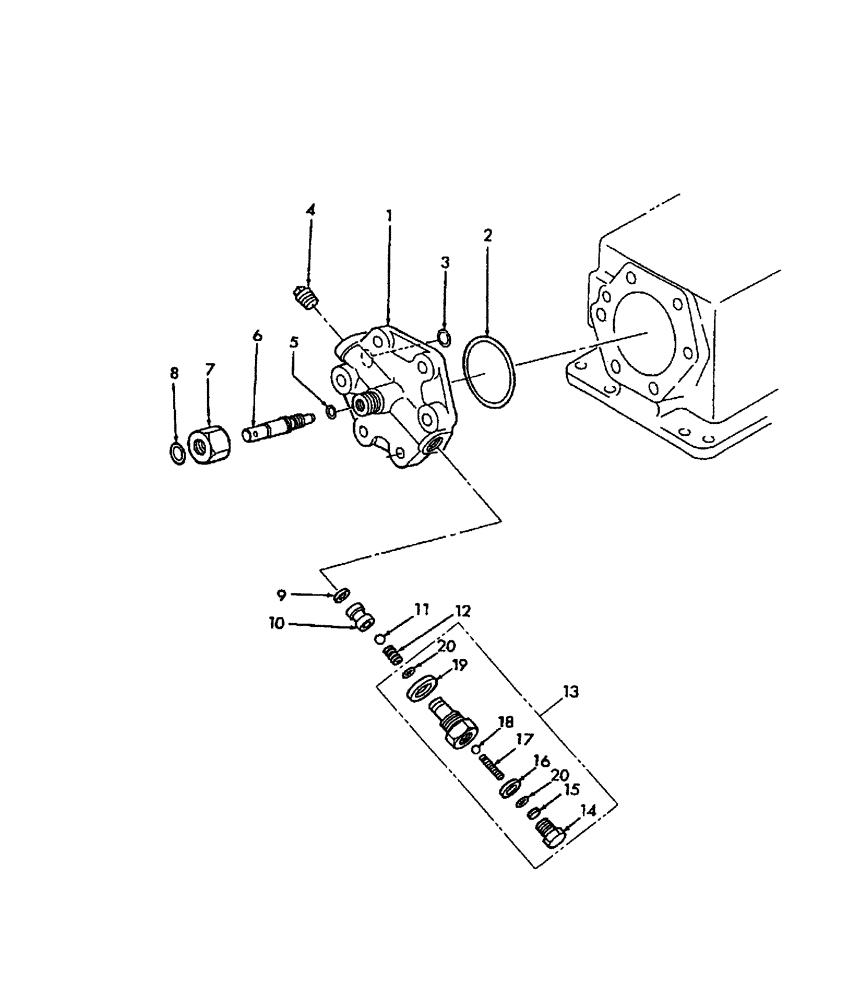 Схема запчастей Case IH DX35 - (07.02) - HYDRAULIC LIFT COVER, HEAD ASSEMBLY (07) - HYDRAULIC SYSTEM