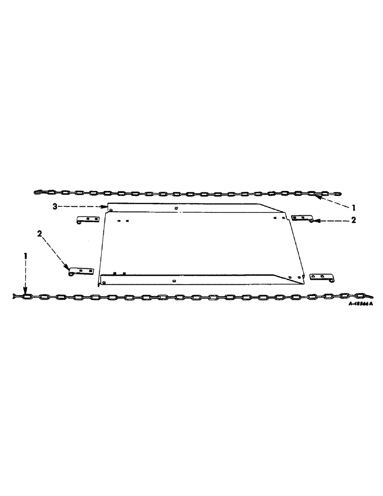 Схема запчастей Case IH 46 - (71) - BALE CHUTE ATTACHMENT, SPECIAL 