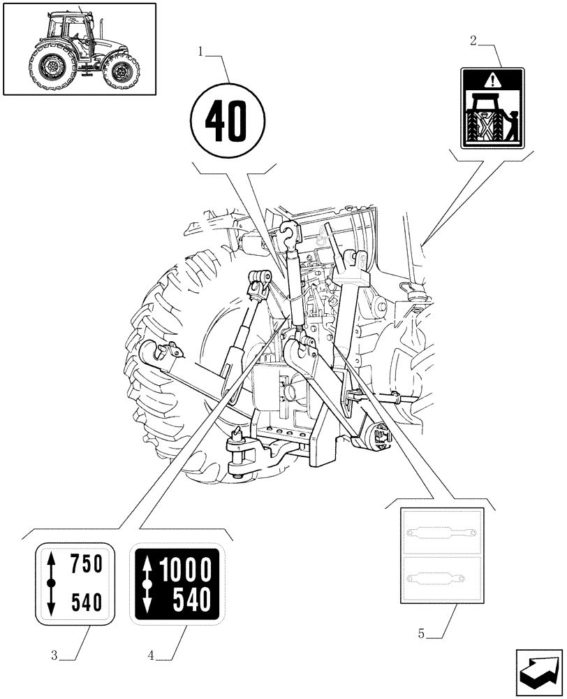 Схема запчастей Case IH JX80 - (1.98.0[04]) - DECALS (13) - DECALS