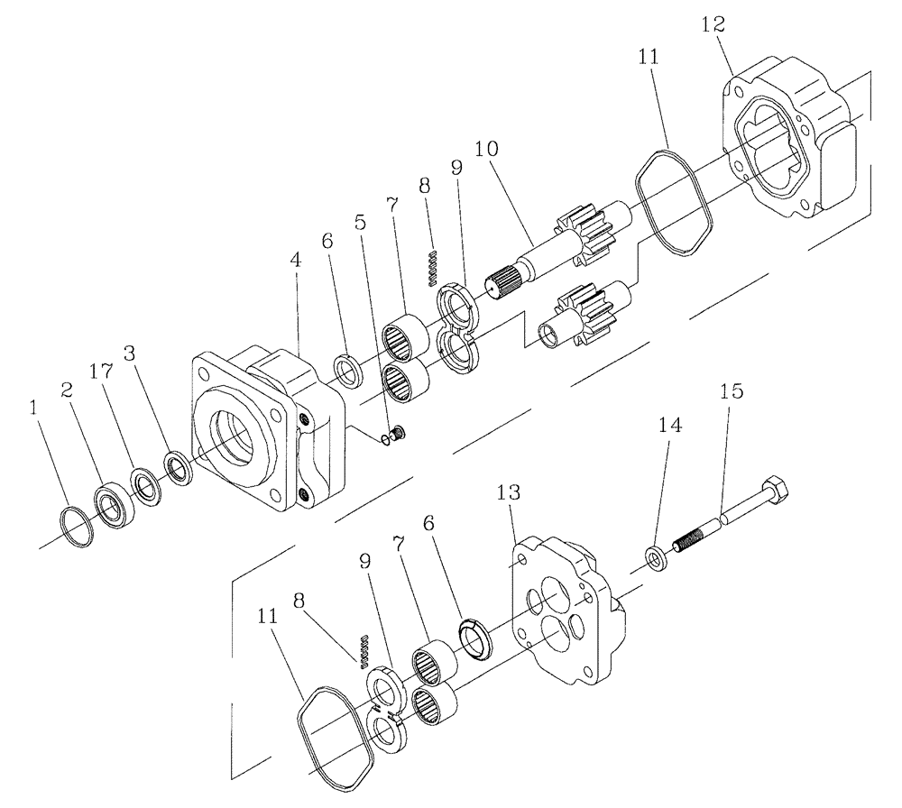 Схема запчастей Case IH 7700 - (B03[07]) - HYDRAULIC MOTOR,  M50A Hydraulic Components & Circuits