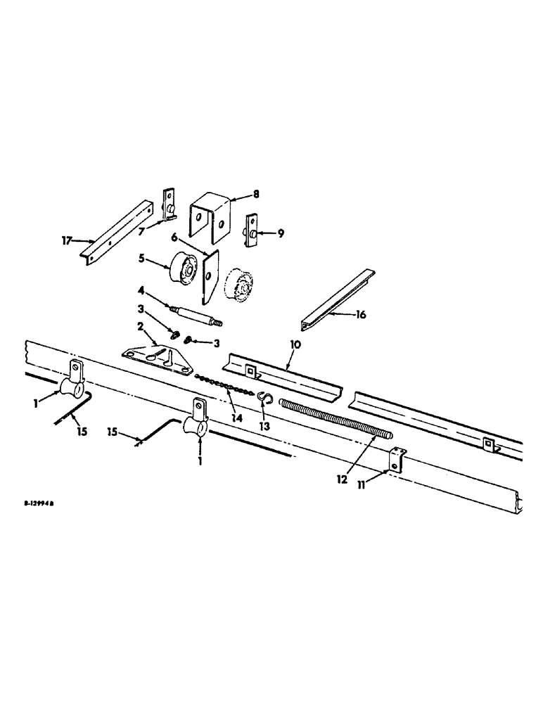 Схема запчастей Case IH 66-SERIES - (U-39) - DUAL MARKER ATTACHMENT, FOR 4-ROW PLANTERS, 1966 