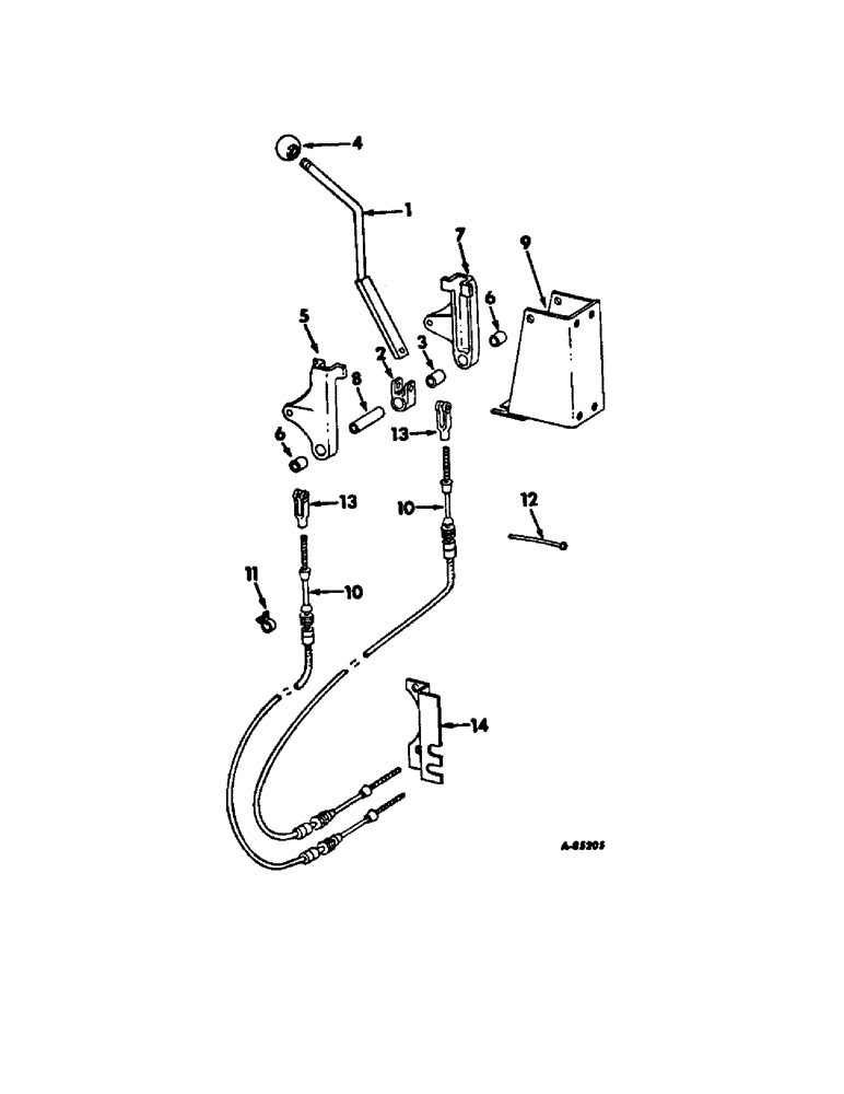 Схема запчастей Case IH 95 - (07-04) - DRIVE TRAIN, TRANSMISSION GEAR SHIFT AND LINKAGE Drive Train