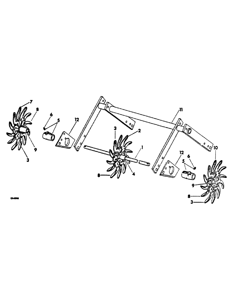 Схема запчастей Case IH 300 - (C-05) - 18 IN. AND 21 IN. WHEELS, FOR UNITS A THRU H 