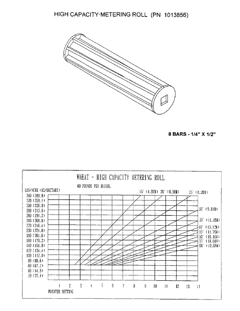 Схема запчастей Case IH 3400 - (D09) - HIGH CAPACITY-METERING ROLL (PN 1013856) 