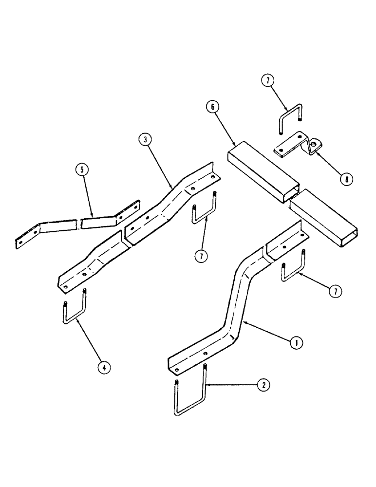 Схема запчастей Case IH 310 - (9-052) - PACKER HITCH (09) - CHASSIS/ATTACHMENTS