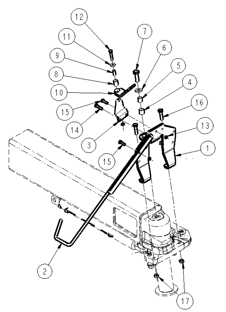 Схема запчастей Case IH SPX4410 - (04-005) - HOSE PIVOT GROUP, LF Suspension & Frame