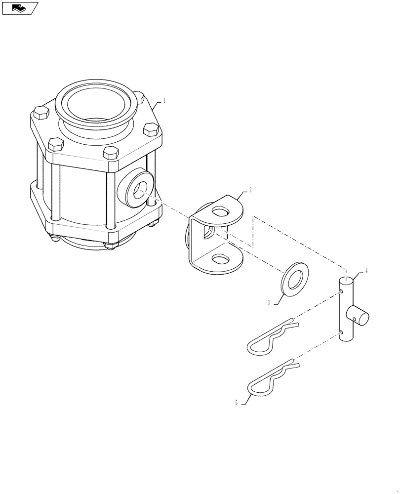 Схема запчастей Case IH 4420 - (09-076) - VALVE, 3" MANIFOLD BALL Liquid Plumbing