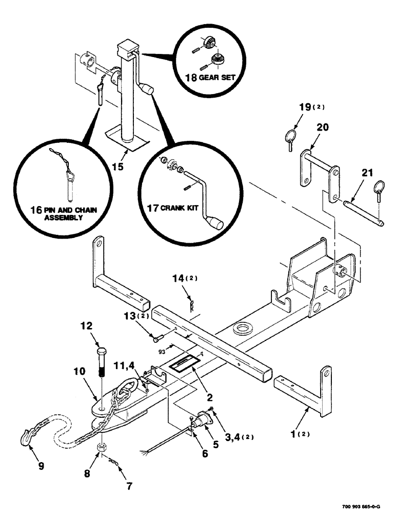 Схема запчастей Case IH DC515 - (9-08) - 3 POINT TOW BAR KIT, HK10846 3 POINT TOW BAR KIT COMPLETE, TO BE ORDERED THRU WHOLEGOODS ONLY) (09) - CHASSIS