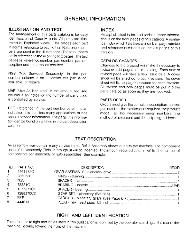 Схема запчастей Case IH ST148 - (40) - GENERAL INFORMATION 