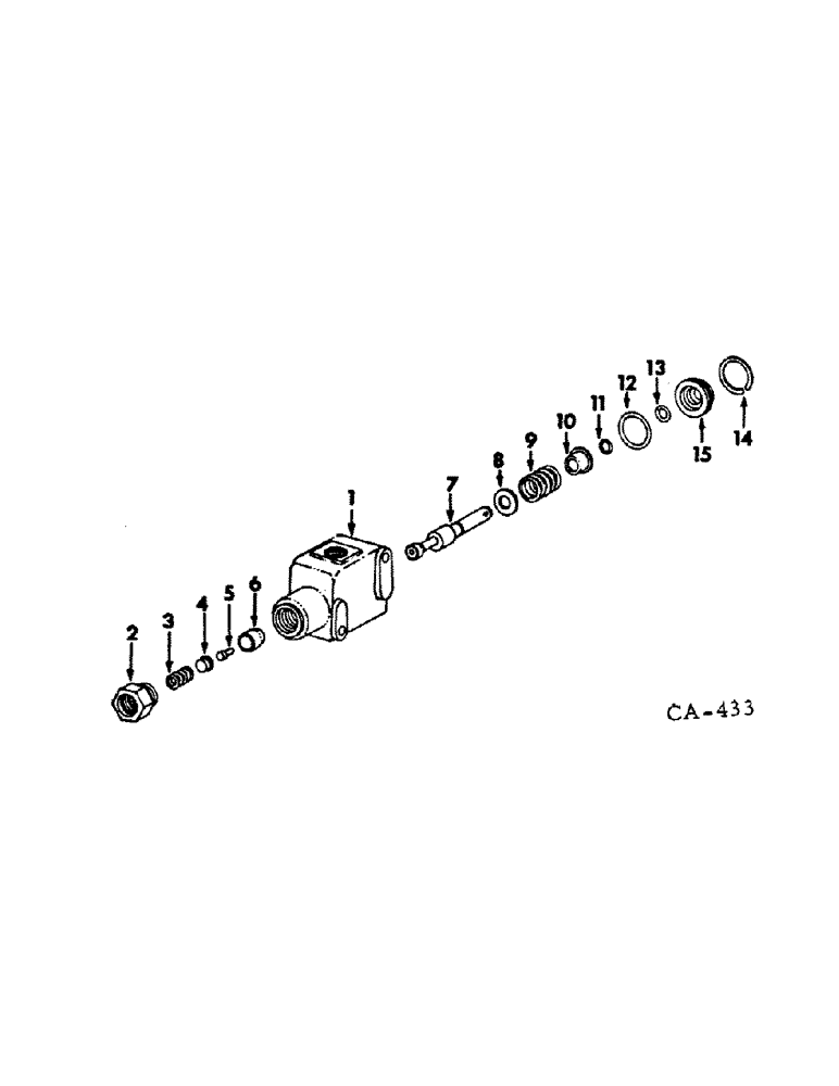 Схема запчастей Case IH 154 - (10-12) - HYDRAULICS, SINGLE ACTING CONTROL VALVE (07) - HYDRAULICS