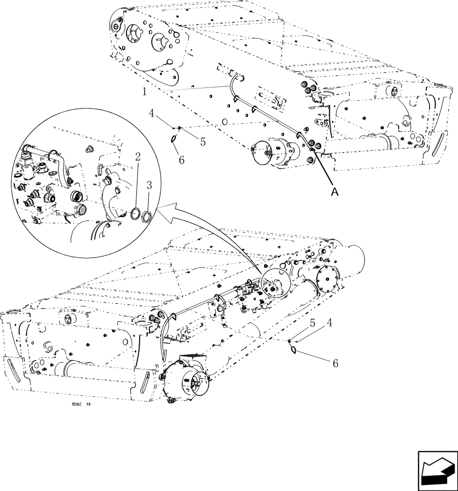 Схема запчастей Case IH 8010 - (55.100.14) - FEEDER ELECTRIC (55) - ELECTRICAL SYSTEMS