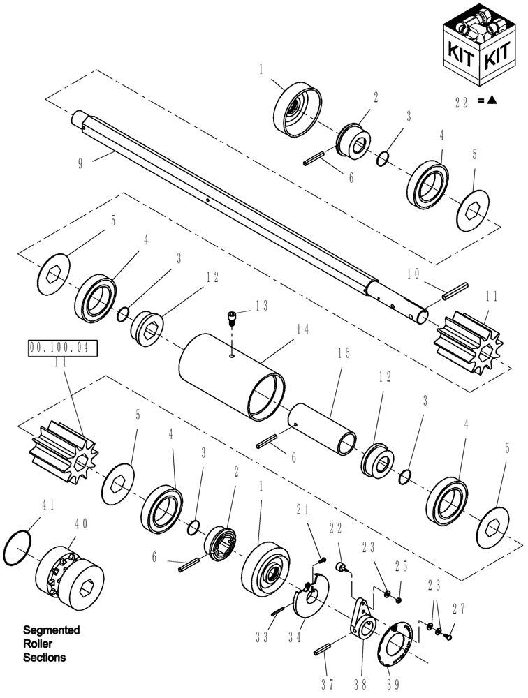 Схема запчастей Case IH 2230 - (75.100.18) - METER ROLLERS (75) - SOIL PREPARATION