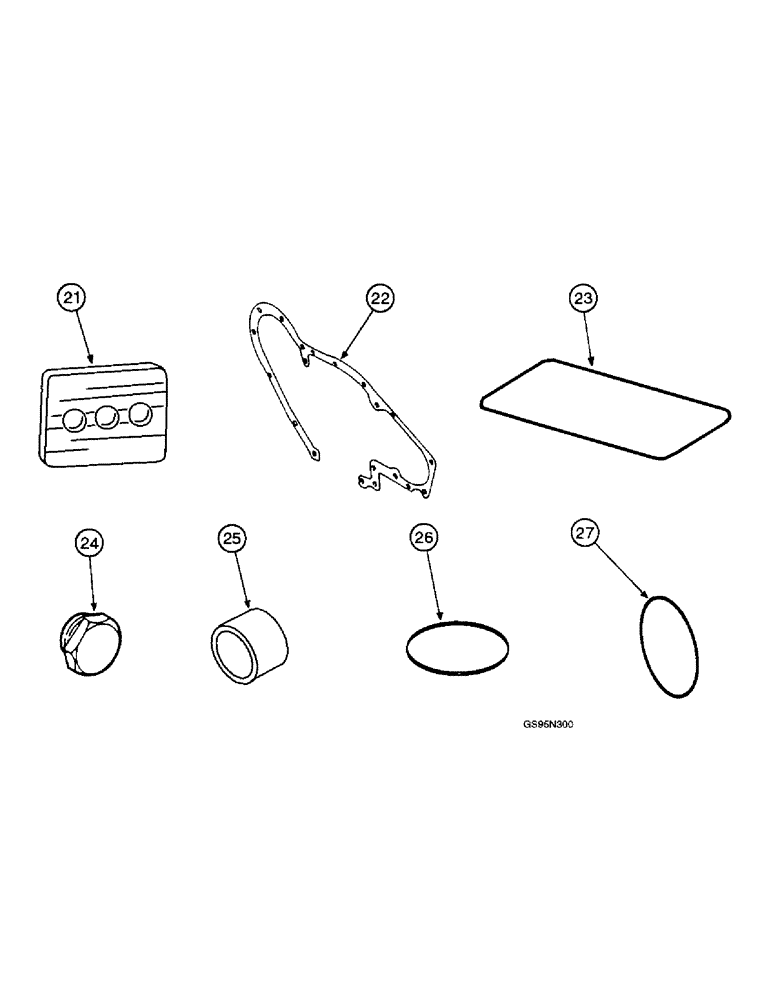 Схема запчастей Case IH D-236 - (4-18) - SERVICE KITS 