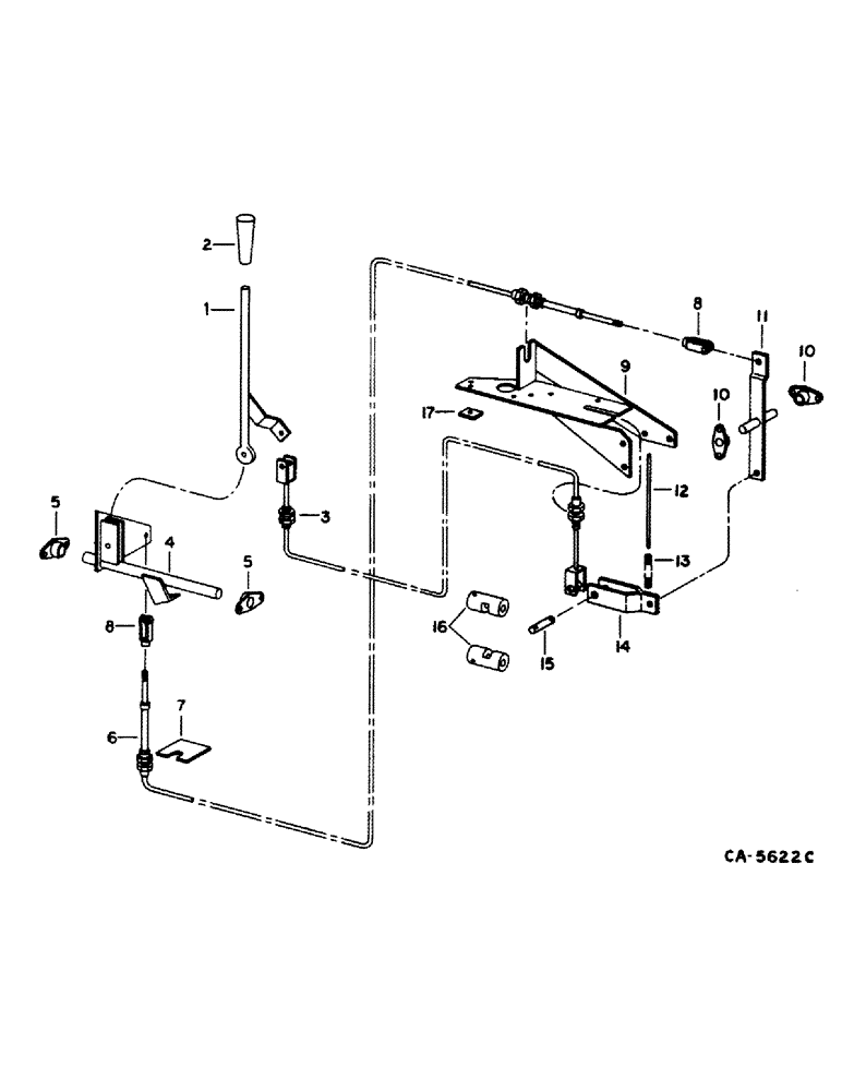 Схема запчастей Case IH 1420 - (07-07) - DRIVE TRAIN, TRANSMISSION GEAR SHIFT AND LINKAGE Drive Train