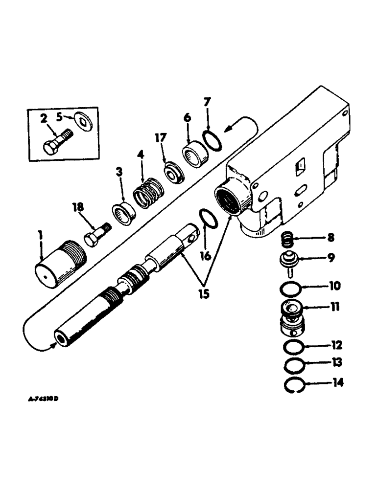 Схема запчастей Case IH 4166 - (10-20) - HYDRAULICS, HYDRAULIC CONTROL VALVE, THREE POSITION (07) - HYDRAULICS