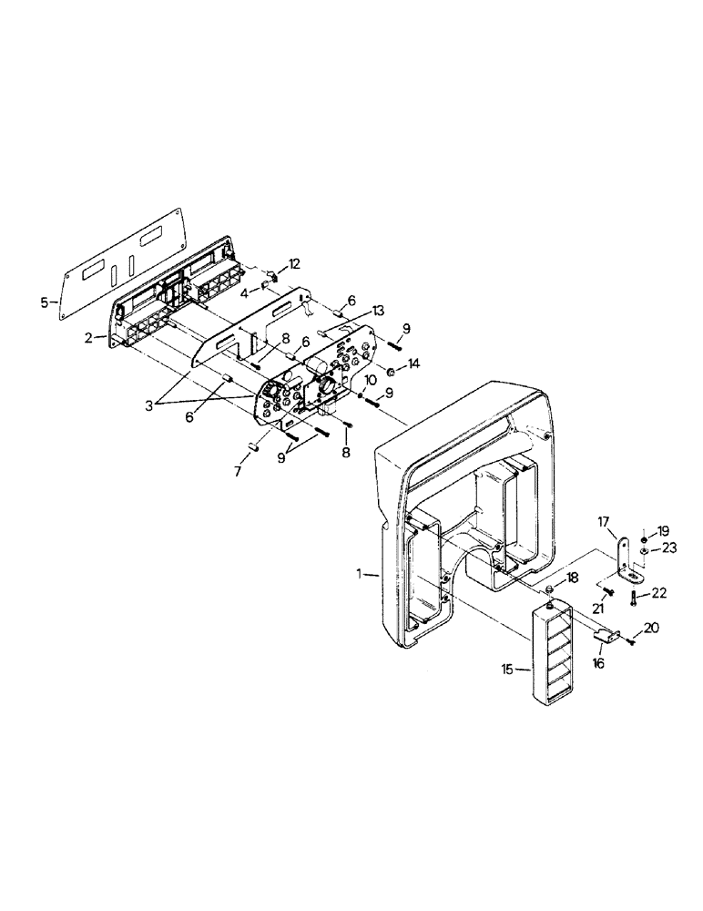 Схема запчастей Case IH STEIGER - (01-33) - DELUXE DASH ASSEMBLY (10) - CAB