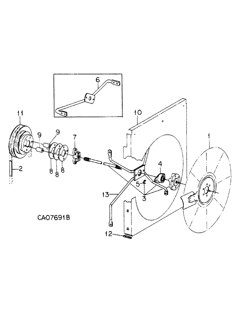 Схема запчастей Case IH 5288 - (06-02) - COOLING, FAN AND FAN BELT Cooling