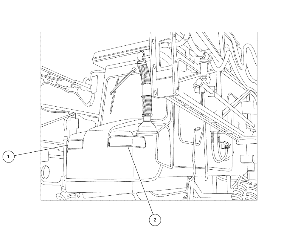 Схема запчастей Case IH 3210 - (10-003) - FRONT, REAR LITE ELECTRICAL (06) - ELECTRICAL