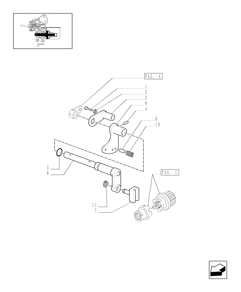 Схема запчастей Case IH JX1095N - (1.80.1/01[02]) - (VAR.804) SYNCHRO MESH GEARED POWER TAKE-OFF (540-540E RPM) - COUPLING (07) - HYDRAULIC SYSTEM