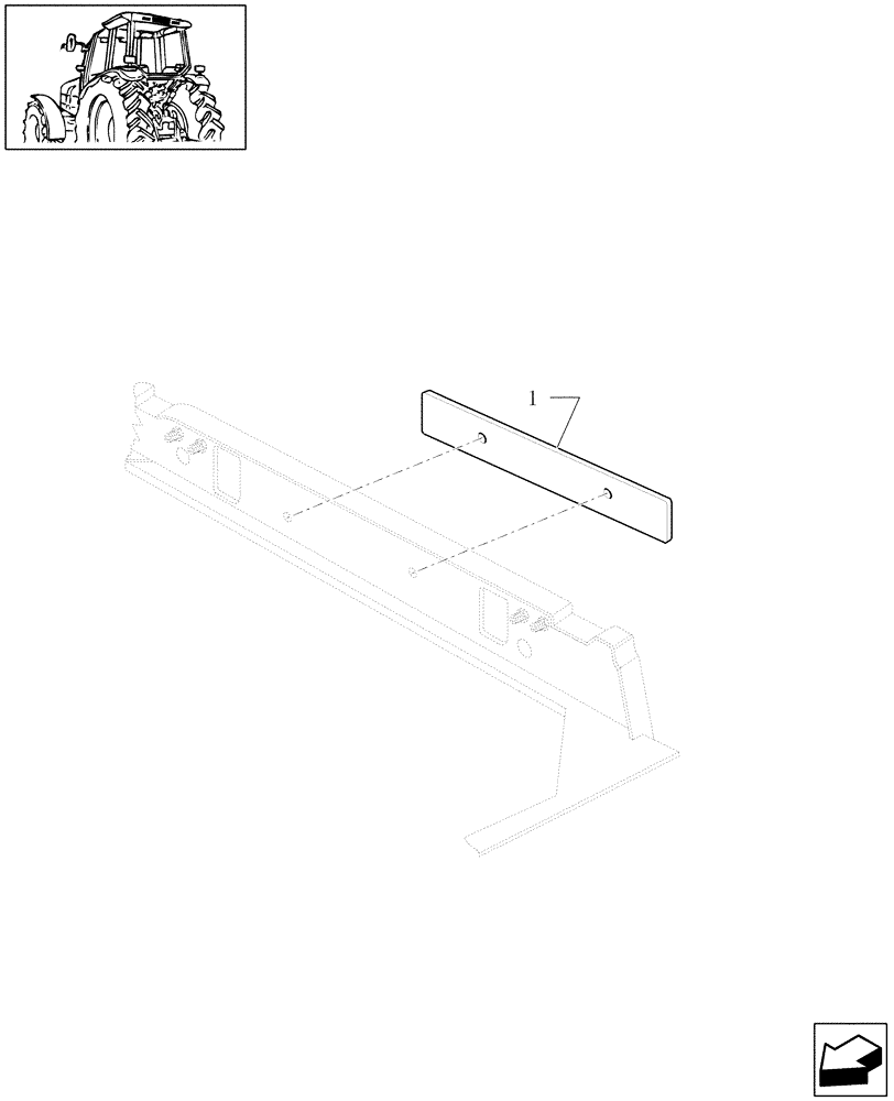 Схема запчастей Case IH PUMA 180 - (1.98.3) - (VAR.001/1) FRANCE VERSION - LICENSE PLATE & LAMP (10) - OPERATORS PLATFORM/CAB