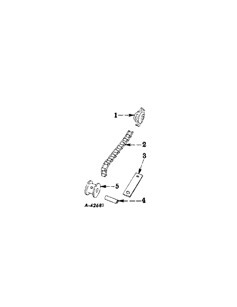 Схема запчастей Case IH 34U-412 - (AH-7[A]) - CHAIN TIGHTENER, 1957 TO 1965 