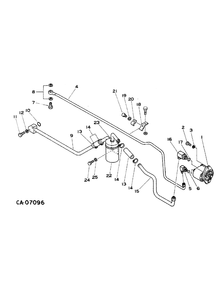 Схема запчастей Case IH 274 - (10-06) - HYDRAULICS, HYDRAULIC PIPING (07) - HYDRAULICS