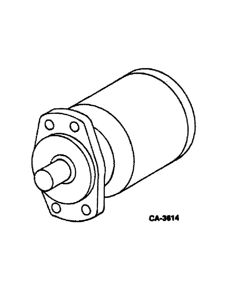 Схема запчастей Case IH 815 - (10-09) - HYDRAULICS, HYDRAULIC REEL DRIVE MOTOR (07) - HYDRAULICS