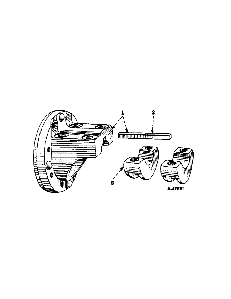 Схема запчастей Case IH 400-SERIES - (409[A]) - ATTACHMENTS, REAR WHEEL HUB, SPECIAL, FOR ALL TRACTORS EXCEPT HI-CLEAR MODELS Attachments