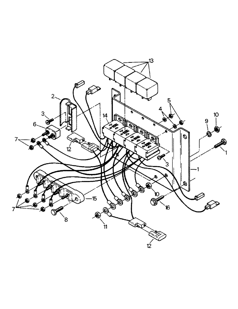 Схема запчастей Case IH KP-1400 - (04-49) - CONTROLLED TRACTION DIFFERENTIAL INSTRUMENTATION GROUP (04) - Drive Train