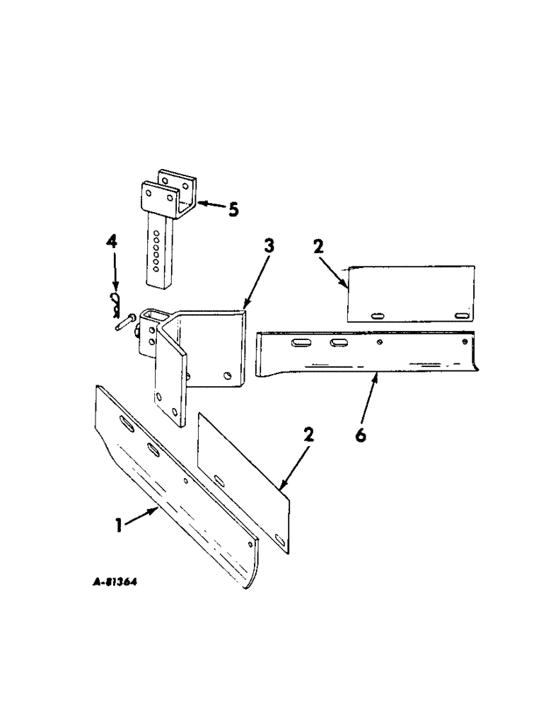 Схема запчастей Case IH 466 - (J-29[A]) - PARALLEL ADJUSTABLE RUNNER WING ATTACHMENT 