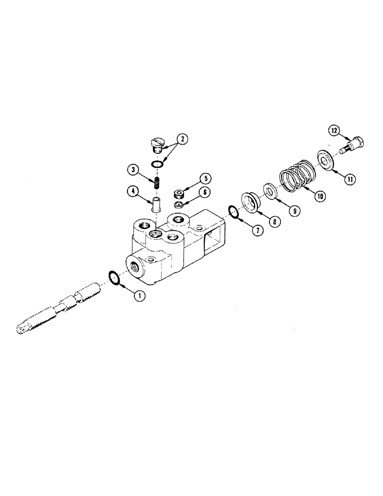 Схема запчастей Case IH 655 - (48) - FH842369 CONTROL VALVE 