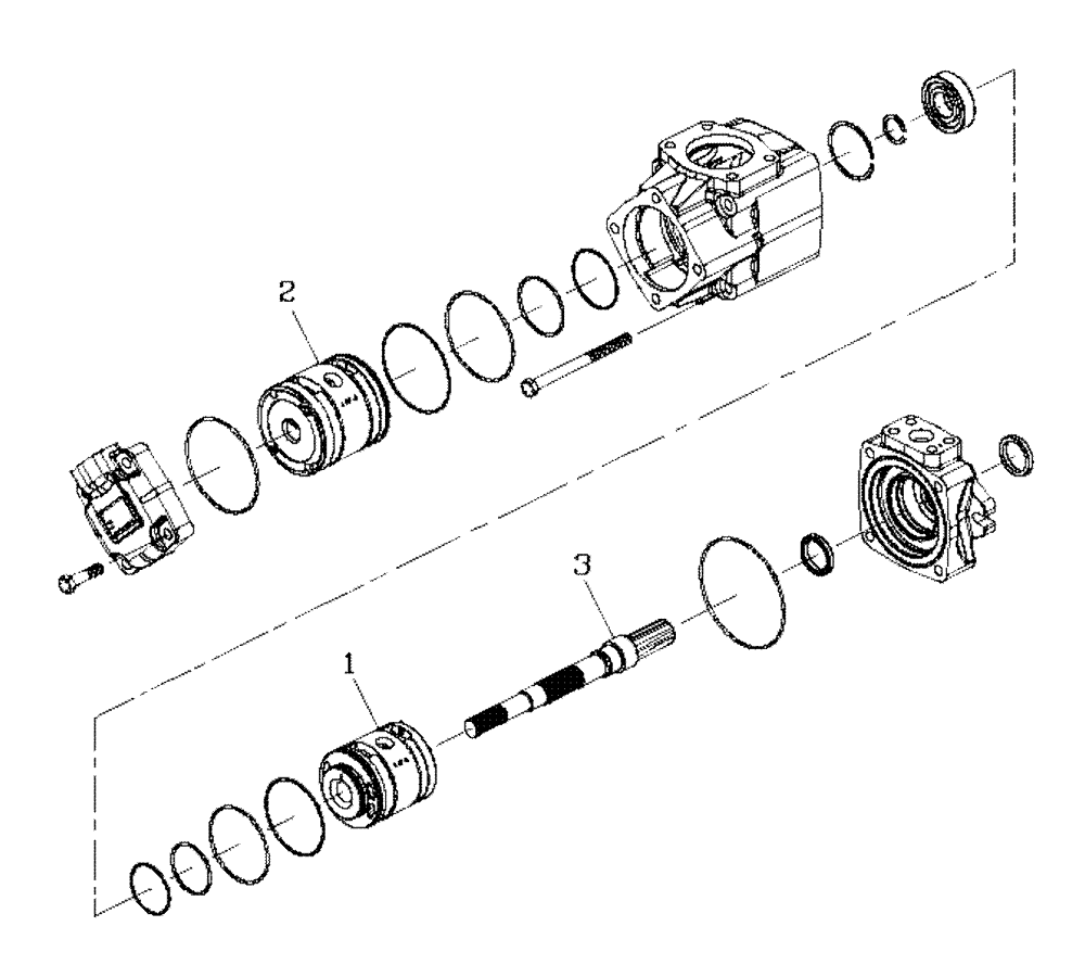 Схема запчастей Case IH 7700 - (B04[06]) - HYDRAULIC PUMP {High Horsepower} Hydraulic Components & Circuits