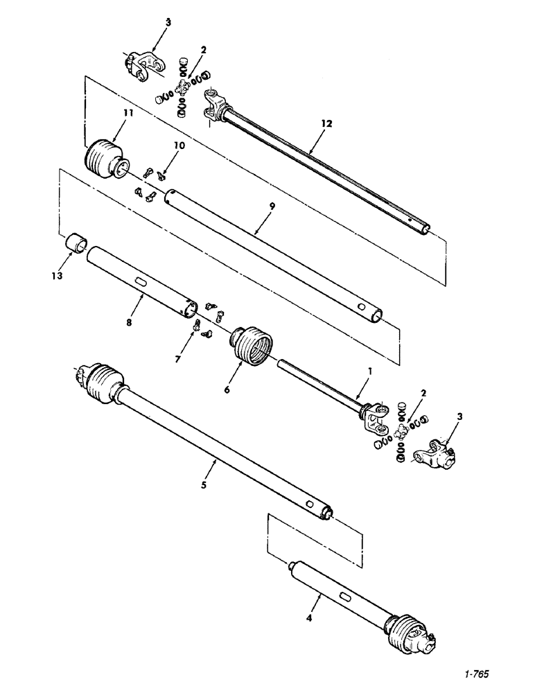 Схема запчастей Case IH 8830 - (12) - POWERLINE DRIVE ASSEMBLY (58) - ATTACHMENTS/HEADERS