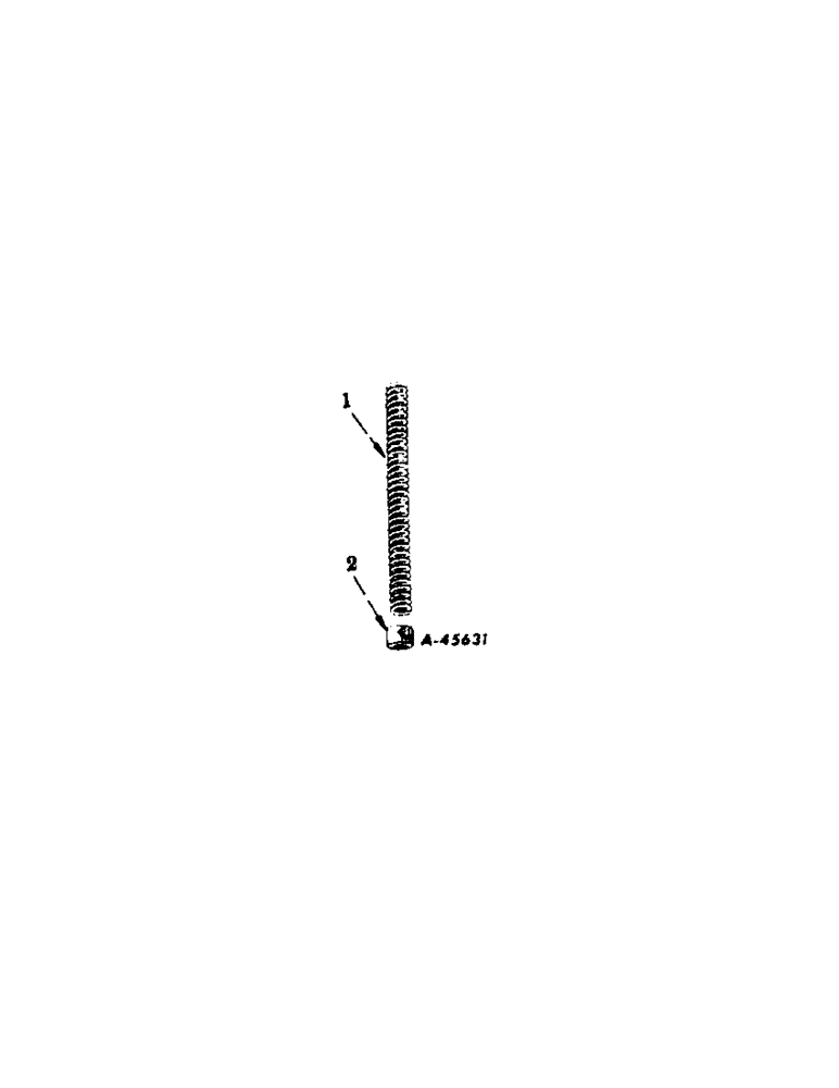 Схема запчастей Case IH 665A - (AE-22[A]) - PRESSURE SPRING ATTACHMENT 