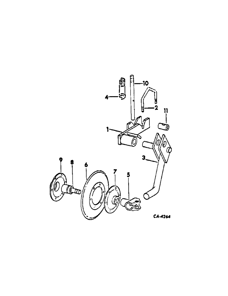 Схема запчастей Case IH 386 - (AF-06) - DISK COVERING ATTACHMENT, QUANTITIES SHOWN ARE PER PLANTER UNIT 