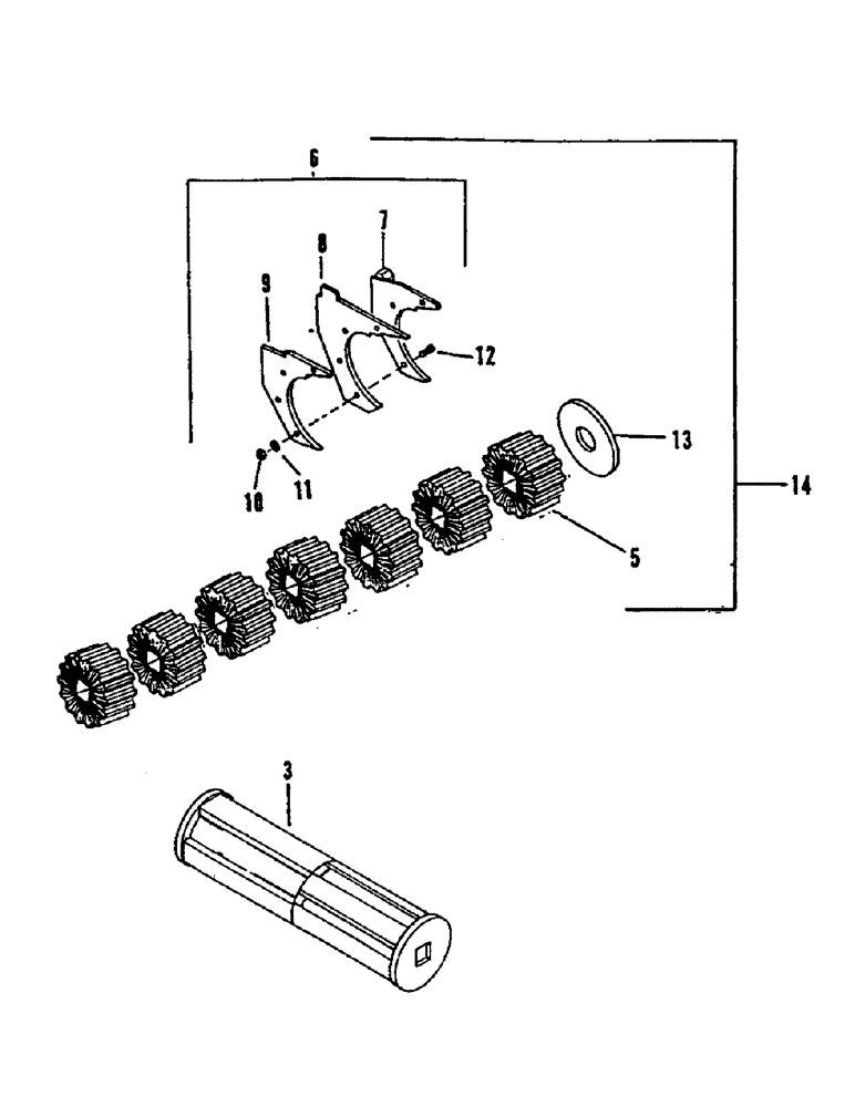 Схема запчастей Case IH 3400 - (E65) - METERING ROLL ASSEMBLIES, DISCONTINUED 